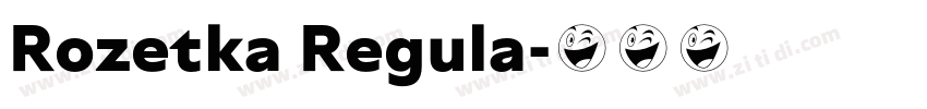 Rozetka Regula字体转换 Rozetka Regula字体转换